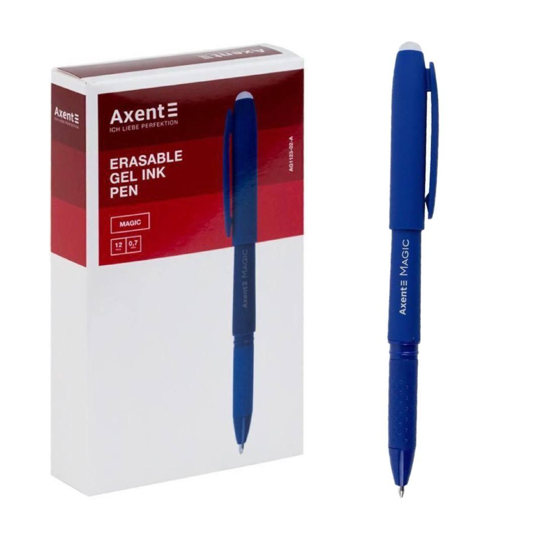 Ручка пиши-стирай гелева синя 0,7 мм Axent Magic 1123, фото 1