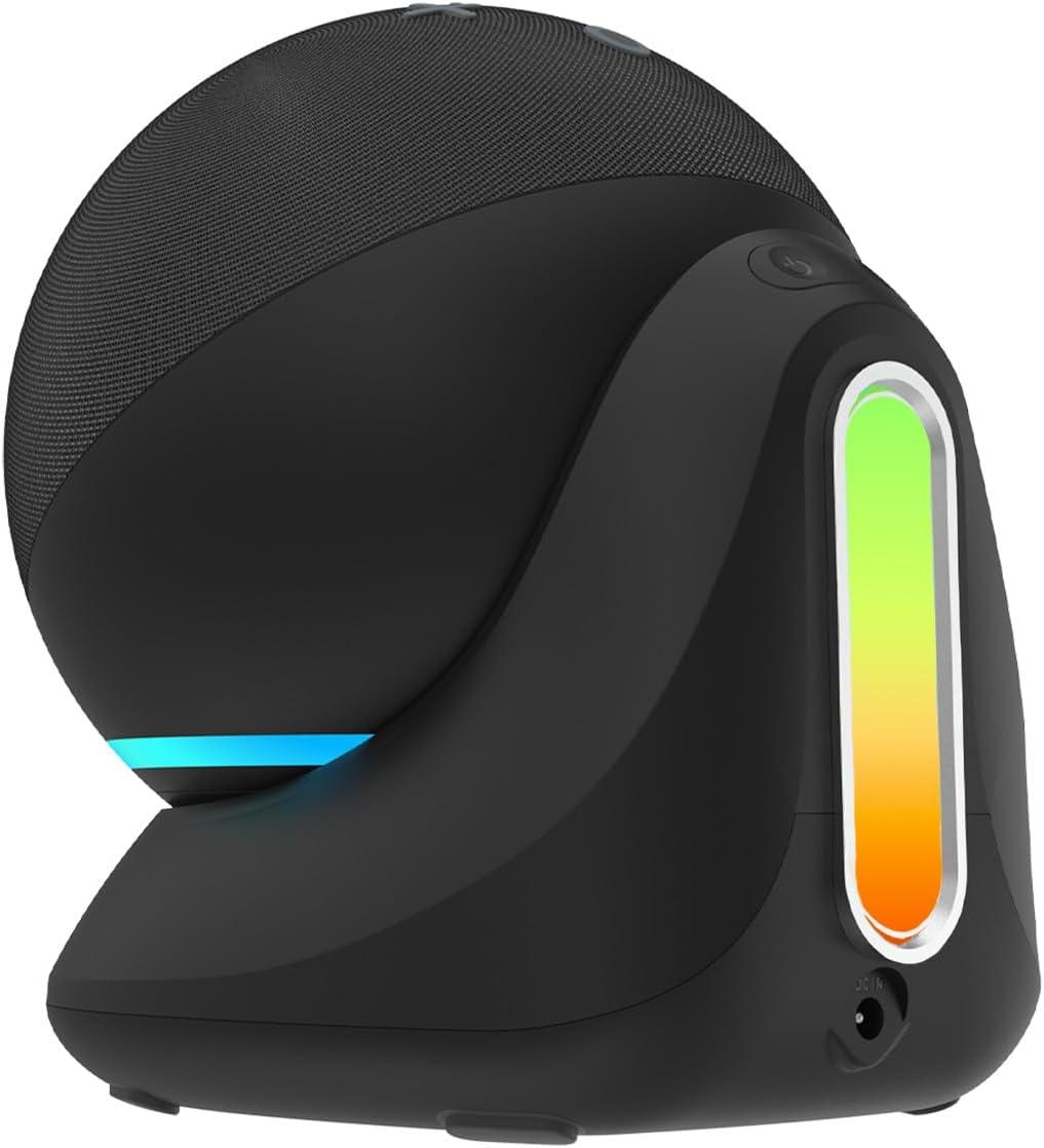 Акумуляторна підставка Fanxoo ED4 Music Rhythm Light, роз'єм постійного струму забезпечує мобільне живлення