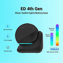 Акумуляторна підставка Fanxoo ED4 Music Rhythm Light, роз'єм постійного струму забезпечує мобільне живлення, фото 3