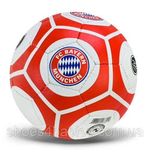Мʼяч футбольний FC Bayern Munich Бавария№5, PU 420 грам, 32 панелі,Пакістан, сітка+голка в комплекті