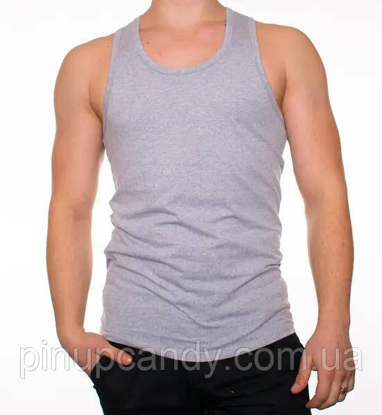 Чоловіча майка з бавовни Bono 950119 сіра (розміри: 54-56), фото 1