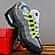 Чоловічі Кросівки Nike Air Max 95 сірі з салатовим, фото 5