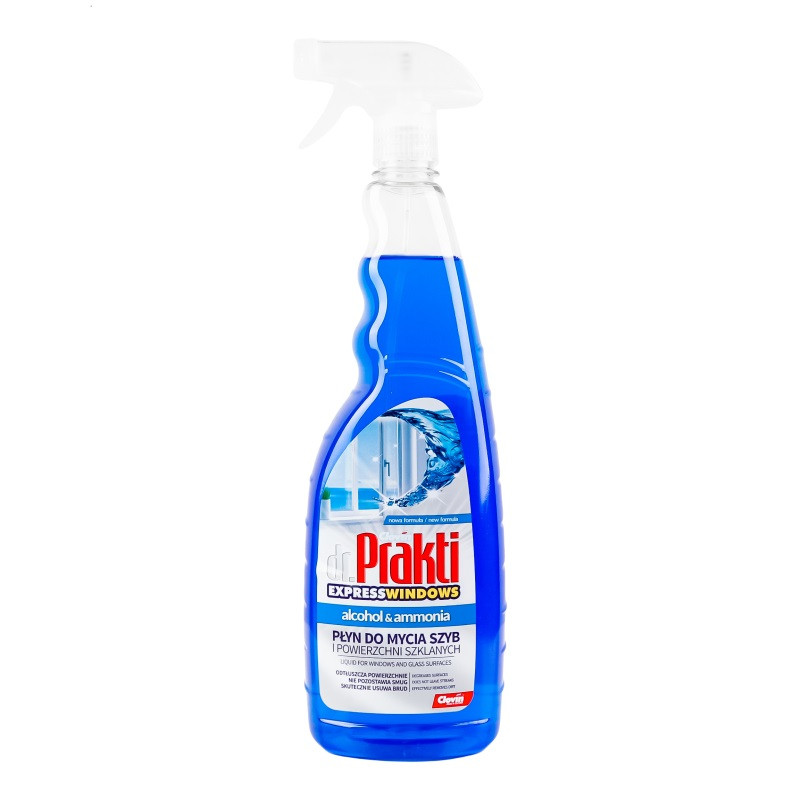 Засіб для миття вікон Dr. Prakti Alcohol & Ammonia 1000 мл, фото 1