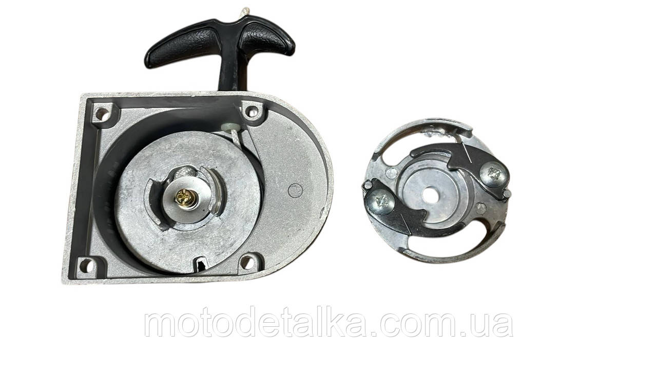 Стартер ручний (у складі) веломотор метал.