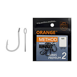 Гачок короповий ORANGE Method HM02 Series Premium 2 №8 (тефлонове покриття)