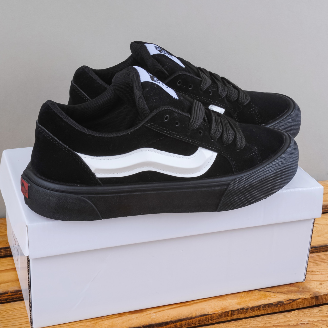 Кеди у сти-лі Vans Knu Skool Imran Potato чорні
