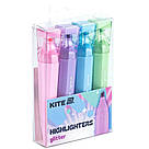 Маркер Highlighter Kite Creative Glitter набір з 4-х кольорів K24-1146-4, фото 2