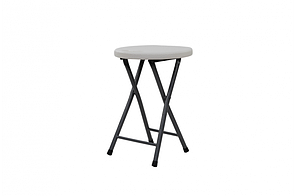 Табурет складаний Літл сидіння пластик білий (Мікс-Мебель ТМ)