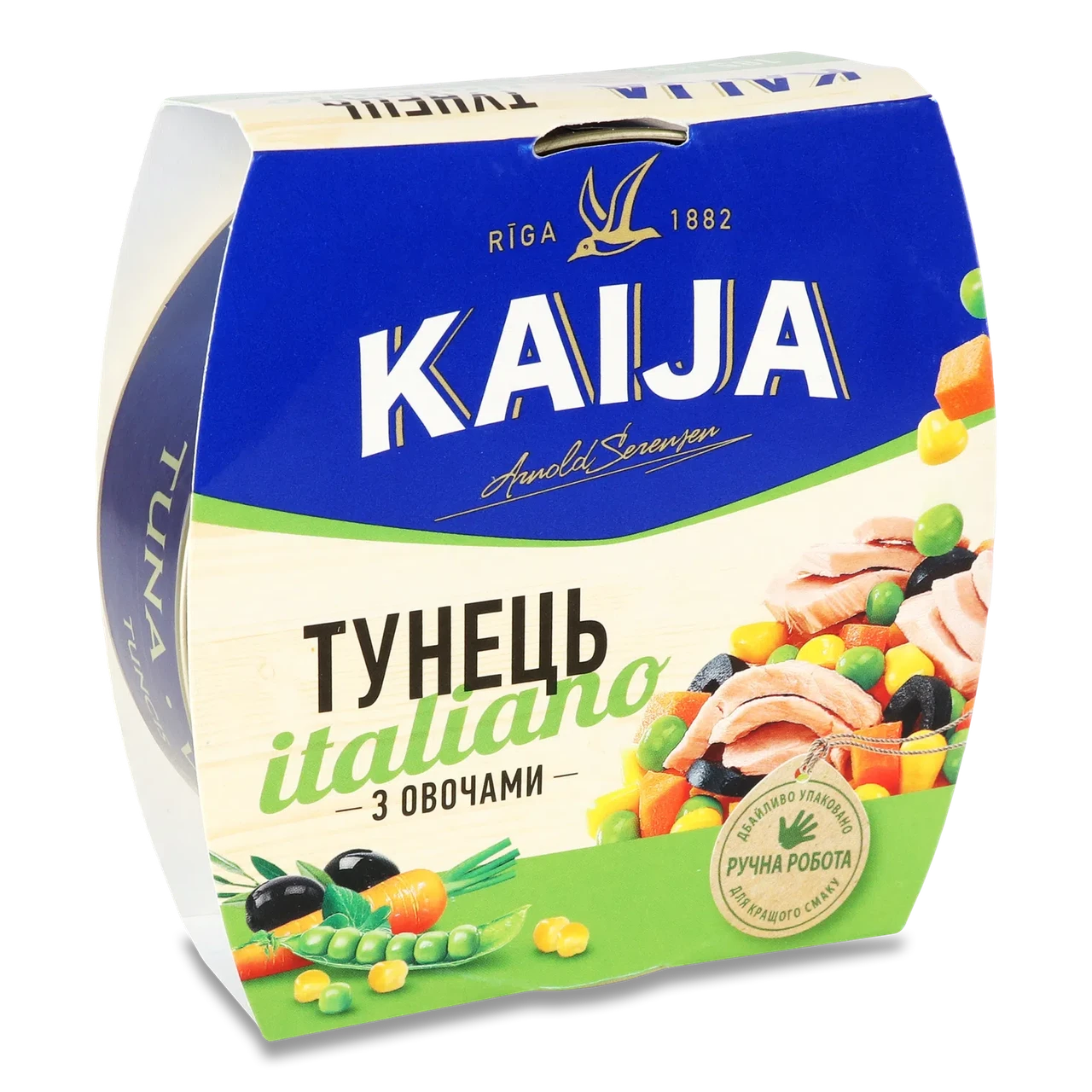 Тунець з овочами Italiano Kaija, 185 гр