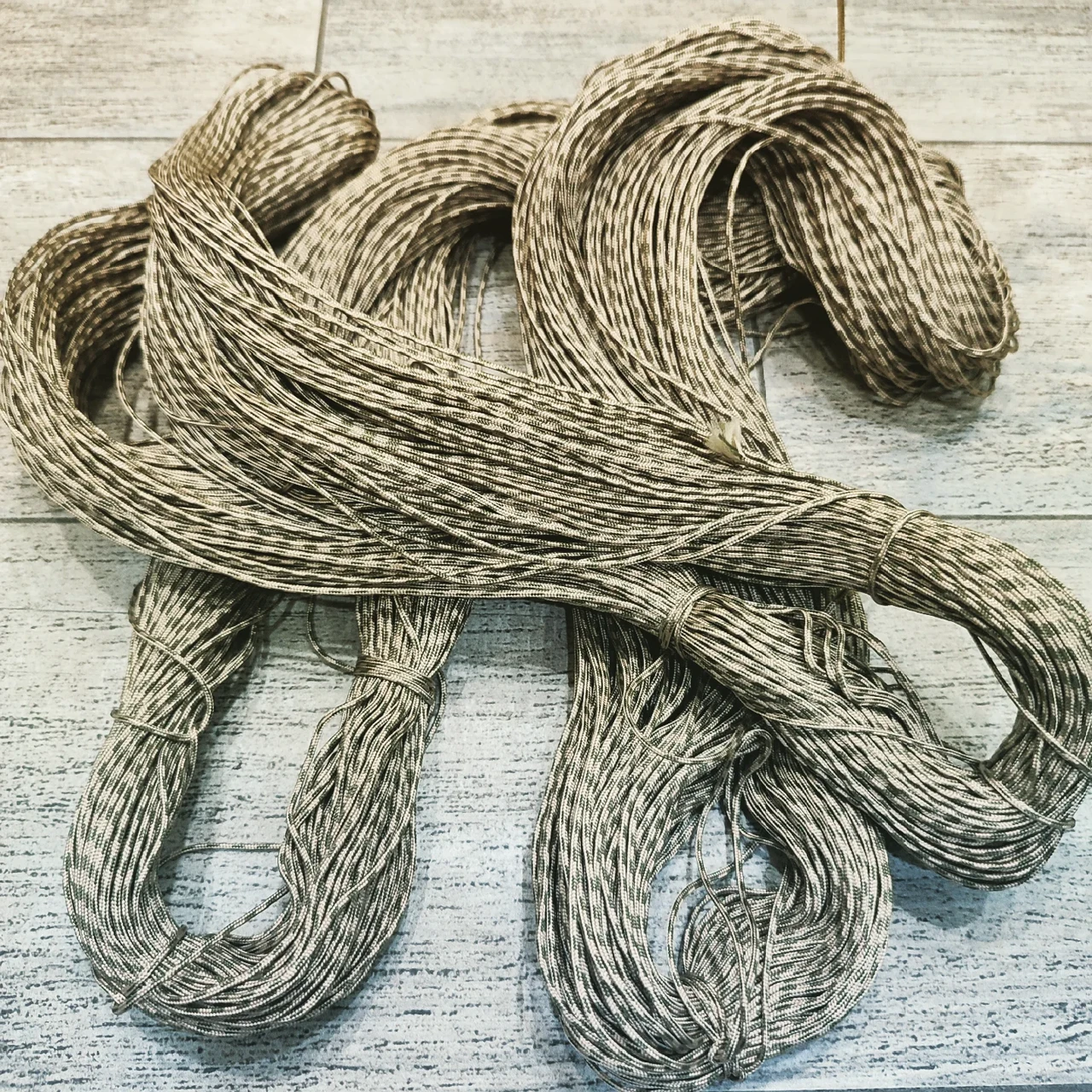 🇺🇦 Лідкор , LeadCore 50lb без свинцю 100 метрів , колір піска та глини (Camo Green-Broun) 🇺🇦