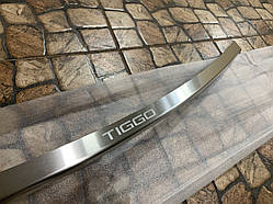 Накладка на бампер із загином CHERY TIGGO 2 / TIGGO 2 PRO *2016-