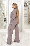 Костюм жіночий двійка з кантом Батал 22968, фото 6