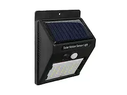 Вуличний світильник на сонячній батареї з датчиком руху Bailong BL-609-30SMD день-ніч