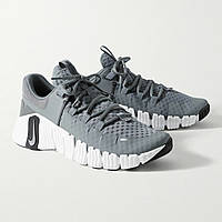 Сірі текстильні чоловічі кросівки Nike Free Metcon 5 Grey  Демісезонні Найк Фрі Меткон