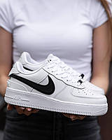 Білі жіночі шкіряні кросівки Nike Air Force 1 Ambush Демісезонні кросівки Найк Аір Форс 1
