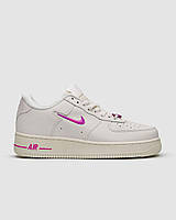 Білі жіночі шкіряні кросівки Nike Air Force 1’07SE Демісезонні кросівки Найк Аір Форс 1