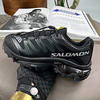 Демісезонні чорні текстильні жіночі кросівки Salomon XT-4 Lab W кросівки Саломон
