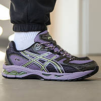 Фіолетові текстильні чоловічі кросівки Asics GEL-Nimbus 10.1 Violet Quartz/Cool Matcha Демісезонні Асікс Гель Німбус