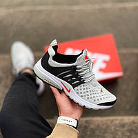 Сірі демісезонні текстильні чоловічі кросівки Nike Air Presto Найк Престо
