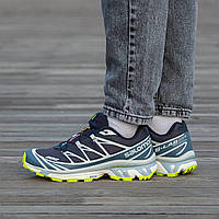 Демісезонні сині чоловічі кросівки SALOMON XT-6 LAB кросівки Саломон