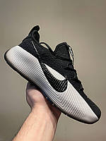 Чорно-білі текстильні чоловічі кросівки Nike Lebron TR 1 Black Grey Демісезонні Найк Леброн ТР 1