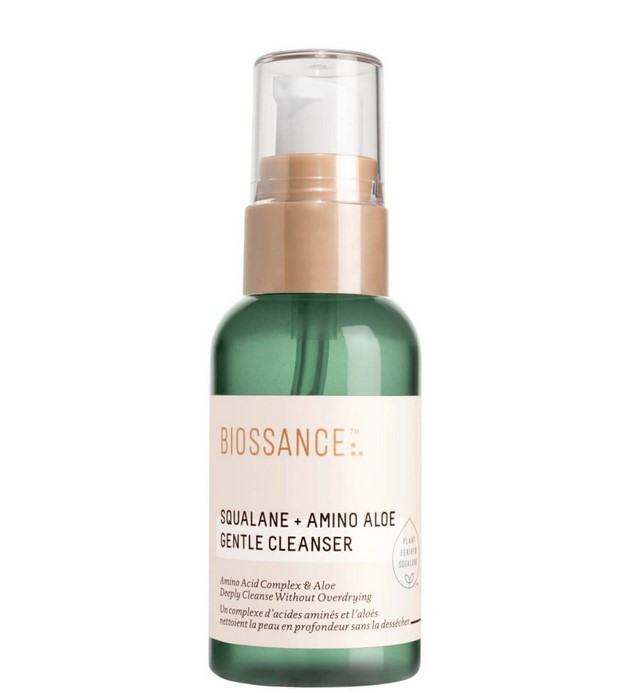 Очищувальний гель Biossance Squalane + Amino Aloe для зменшення пор та очищення шкіри, 50 мл, фото 1