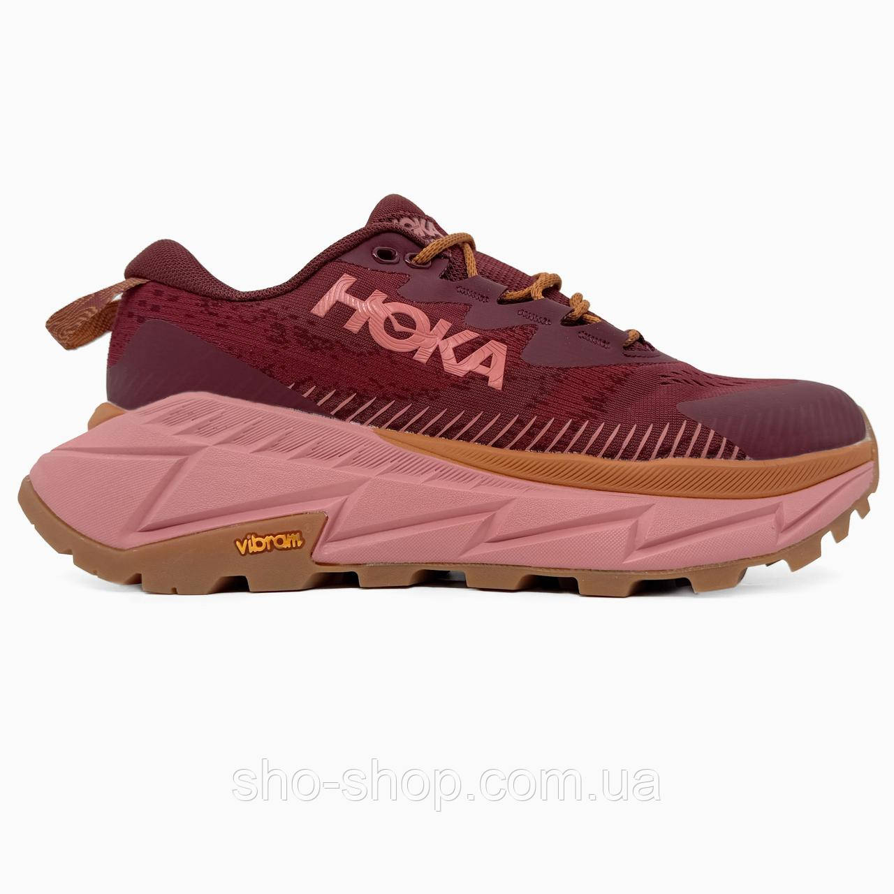 Кроссовки Hoka Skyline-Float X Bordo/Peach, фото 1