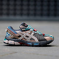 Різнокольорові шкіряні жіночі кросівки Asics Gel-Kahana 8 Демісезонні кросівки Асікс