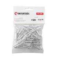 Заклепка алюмінієва 4.8*18.0 мм, уп. 50 шт INTERTOOL RT-4818