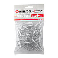 Заклепка алюмінієва 4.8*22.0 мм, уп. 50 шт INTERTOOL RT-4822
