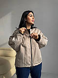 Стильна жіноча демісезонна коротка куртка утеплена  ''Оклі'', фото 5
