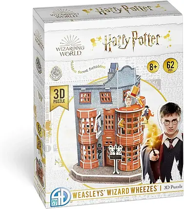 Пазл 3D Гаррі Поттер. Відьмацькі витівки Візлі (Weasley’s Wizard Wheezes Set 3D puzzle Harry Potter), фото 1