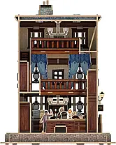 Пазл 3D Гаррі Поттер. Крамниця чарівних паличок Олівандера (Ollivander Wand Shop Set 3D puzzle Harry Potter), фото 5