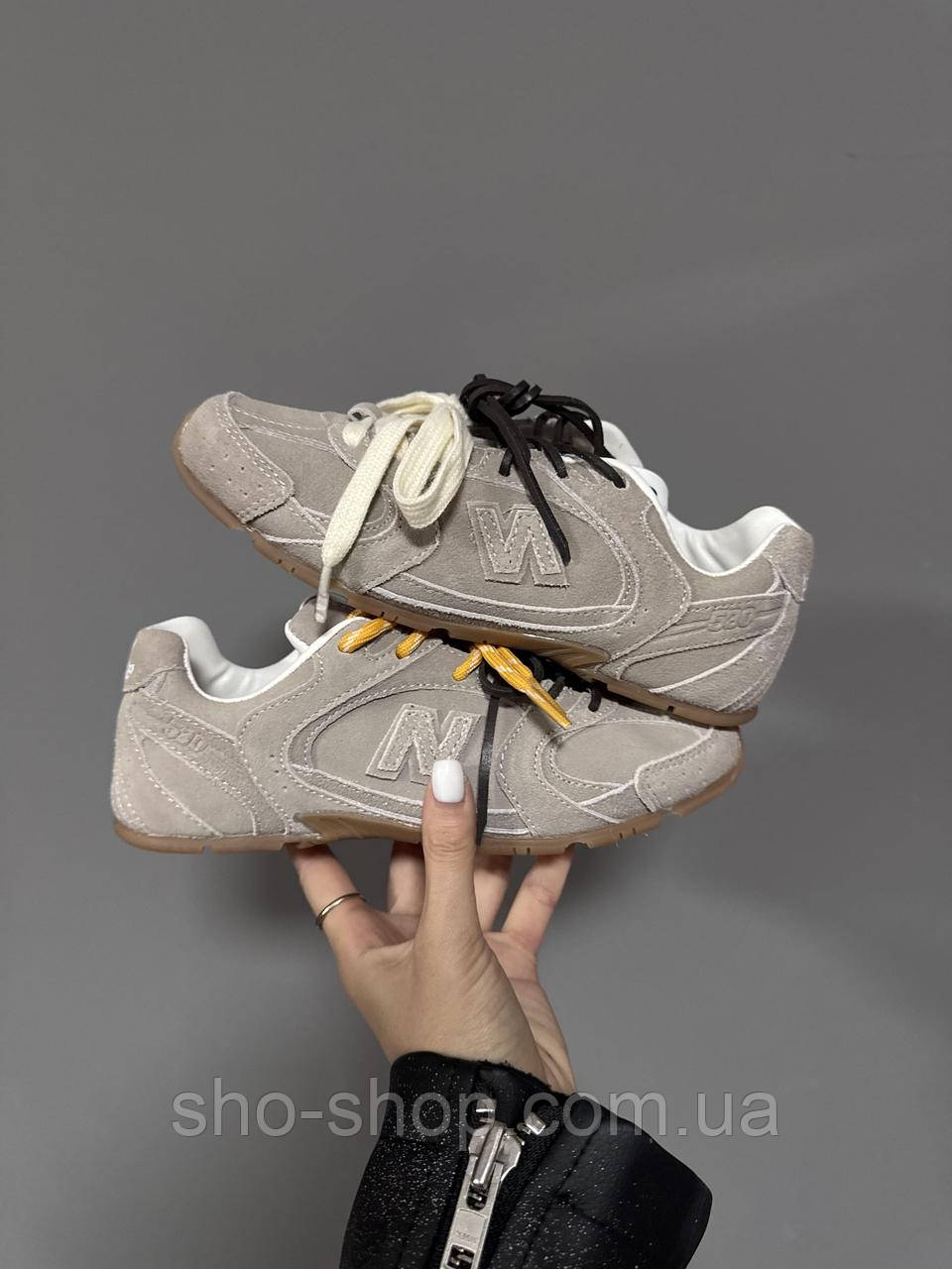 Кросівки New Balance x MIU MIU SAND / ORANGE premium