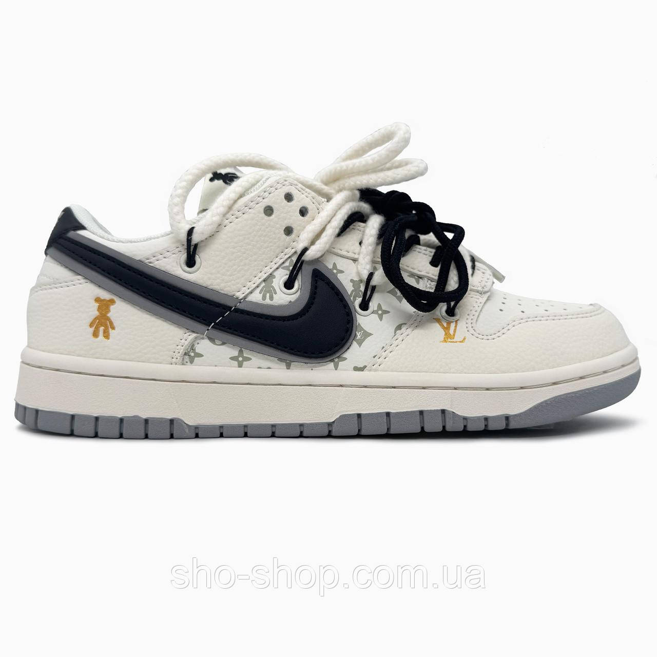 Кросівки Nike SB x Louis Vuitton x Glommy Bear White Black