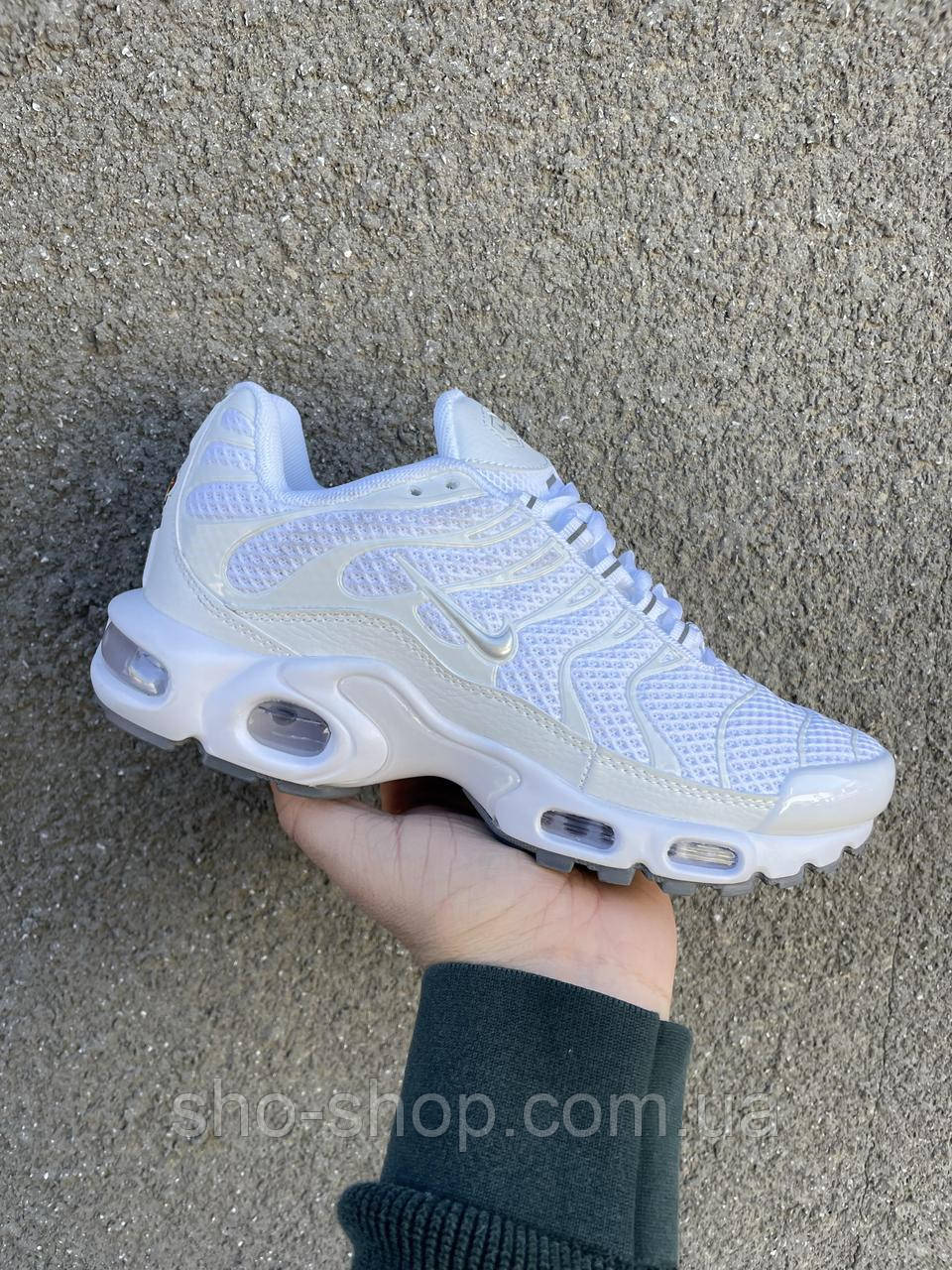 Кросівки Nike tn white silver