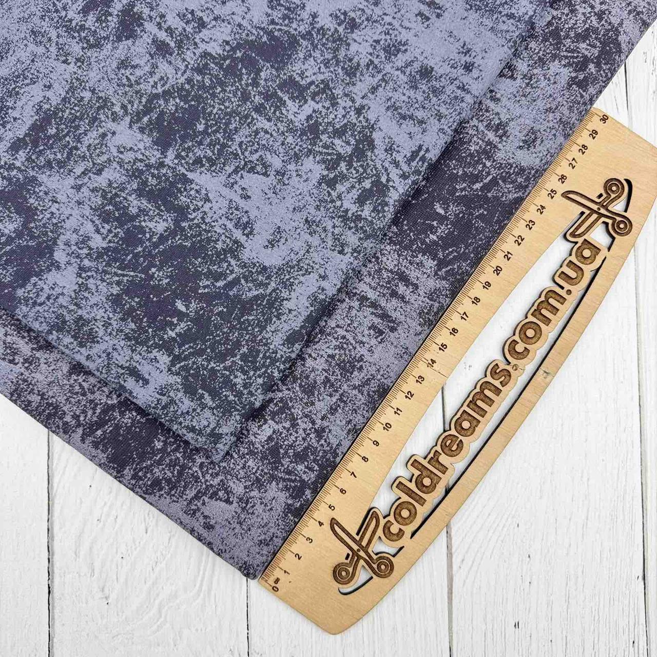 Стрейч кулір "Темно сірий мрамор" - 180см. (ротація)