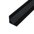 Профіль алюмінієвий BIOM кутовий ЛПУ16B 16х16 чорний (палка 2м), м, фото 2