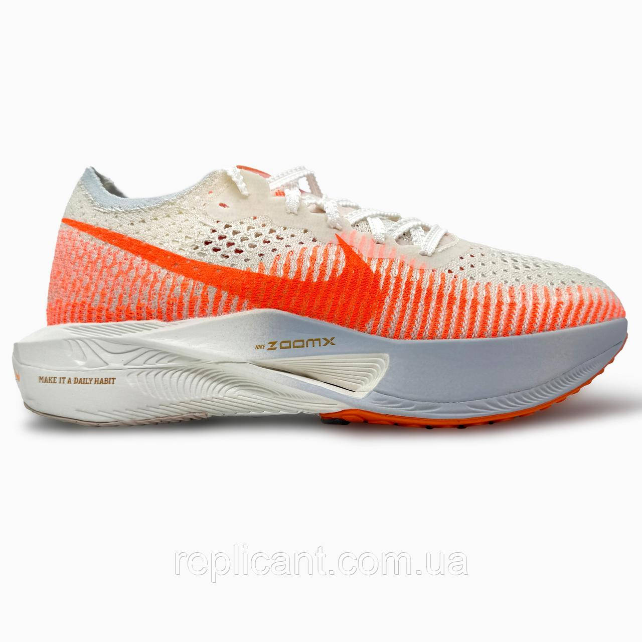 Мужские кроссовки Nike Air ZoomX VaporFly 3 Orange/White кросівки унісекс Nike, фото 1