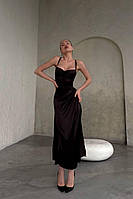 Сукня-комінація жіноча з шовку зі шнуровкою на спині (Норма), фото 7