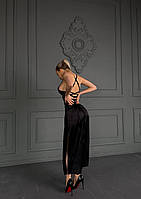 Сукня-комінація жіноча з шовку зі шнуровкою на спині (Норма), фото 9