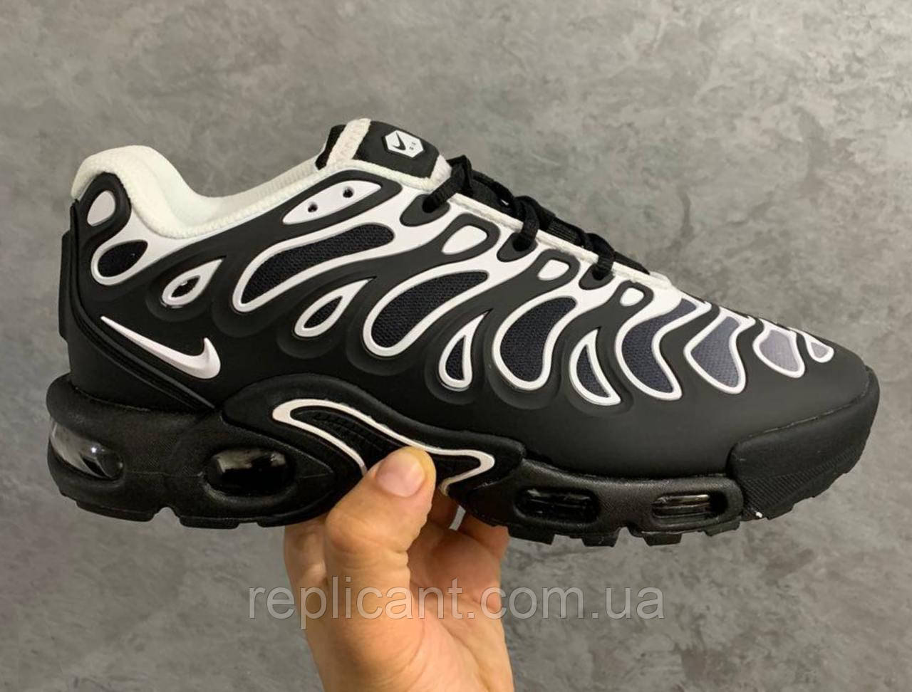Мужские кроссовки Nike Air Max Tn Plus Drift Black/White кросівки унісекс Nike, фото 1