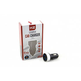 Адаптер CAR (АВТОМОБИЛЬНИЙ) 2 USB HC6 з відростанням напруги SV227