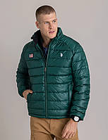 Чоловіча куртка US Polo Assn з логотипом 1159828132 (Зелений XXL)