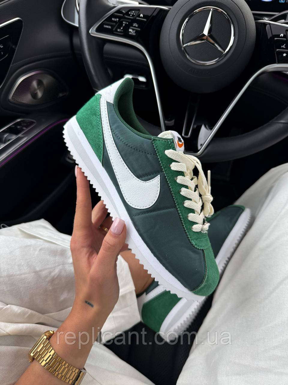 Мужские кроссовки Nike Cortez Green кросівки унісекс Nike