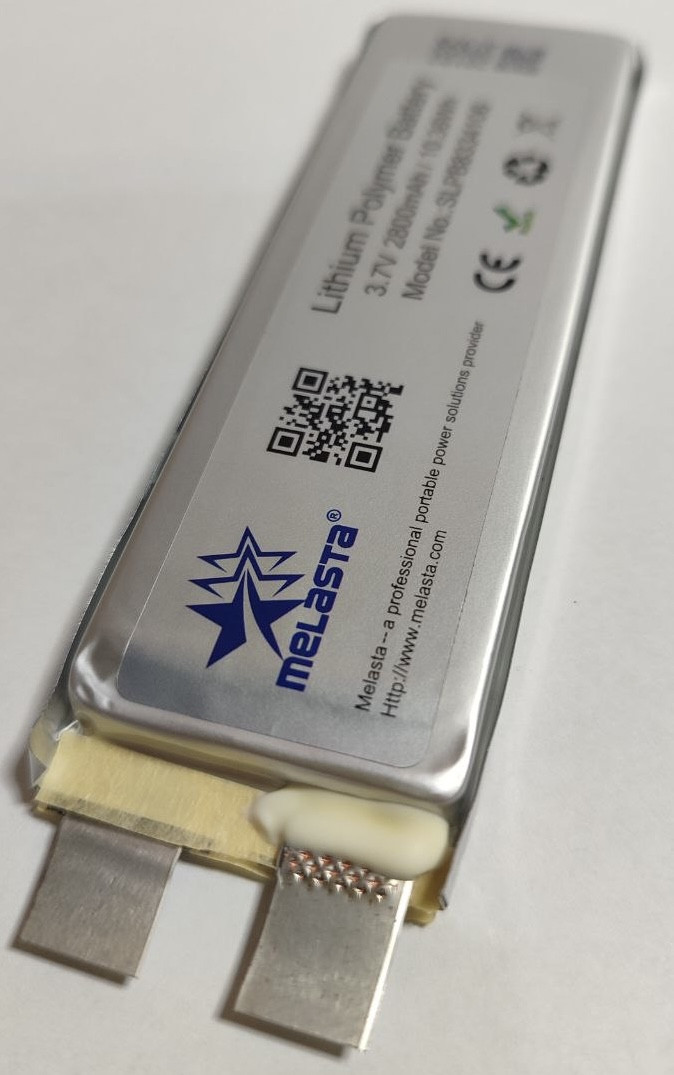 Акумулятор Melasta Li-Pol 2800 mAh 3.7V високотоковий 98A без захисту