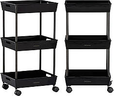 Професійний косметологічний візок для косметолога Calissimo G30-ST001A-BLACK