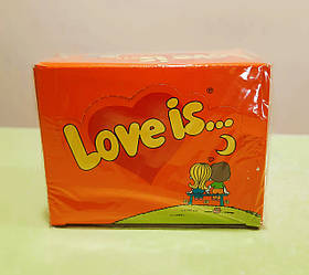 Жувальна гумка Love is... ананас і апельсин 100 штук