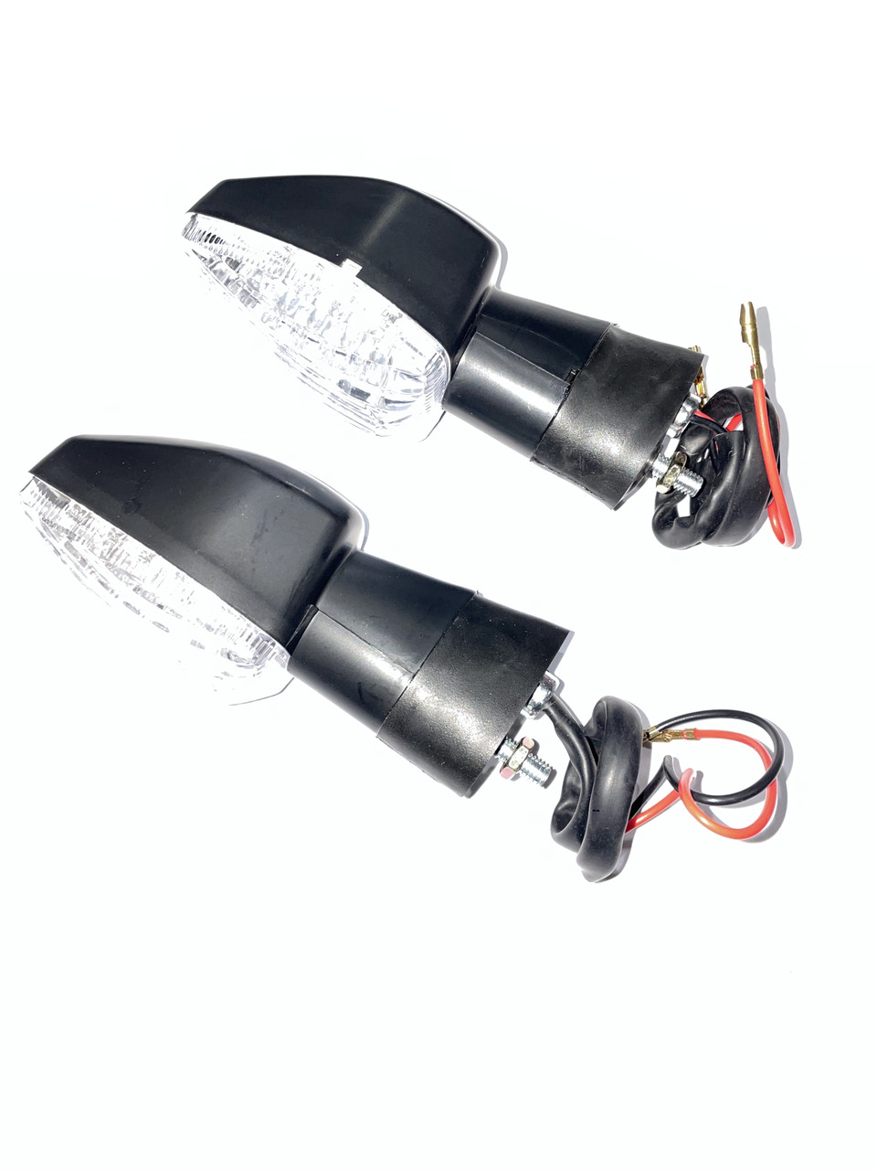 Поворот світлодіодний, човен (25 LED, чорний, біле скло) JS