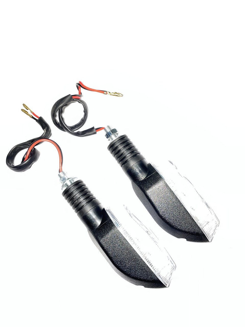 Поворот світлодіодний, човен (3 LED, чорний, біле скло) JS